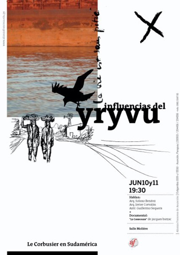 2009 – Le Corbusier en sudamérica – exhibition poster –