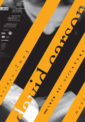 2005 – David Carson in Montevideo – Poster