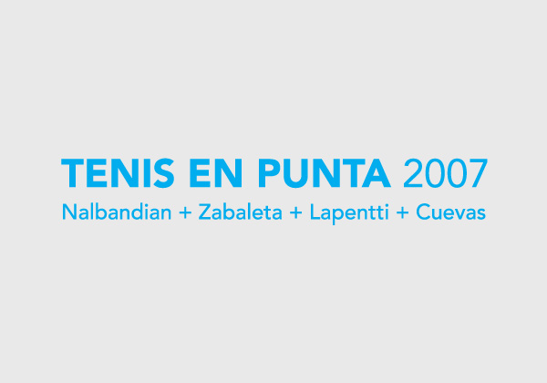 2007 – TENIS EN PUNTA – Brand