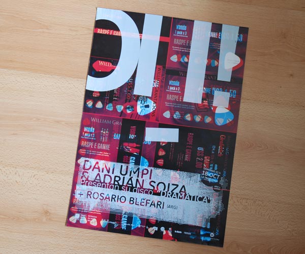 2009 – Dramática – Poster (silkscreen overprint)