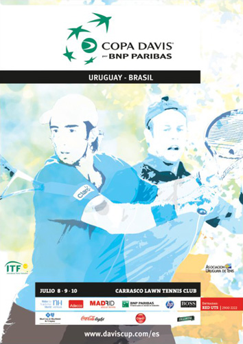 2011 – Davis Cup Uruguay vs Brazil – Poster