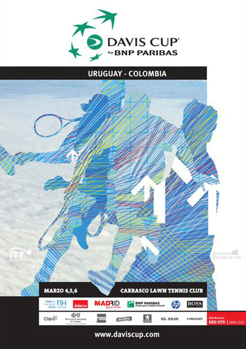 2011 – Davis Cup Uruguay vs Colombia – Poster