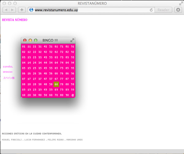 2004 – Revista Número – web
